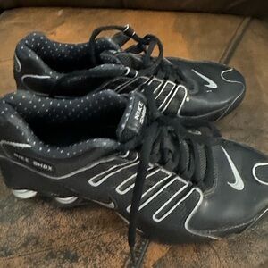 Nike Shox Black and White Sneakers